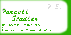 marcell stadler business card